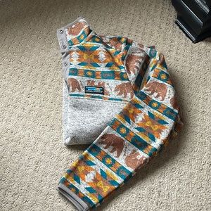 Button warm pullover